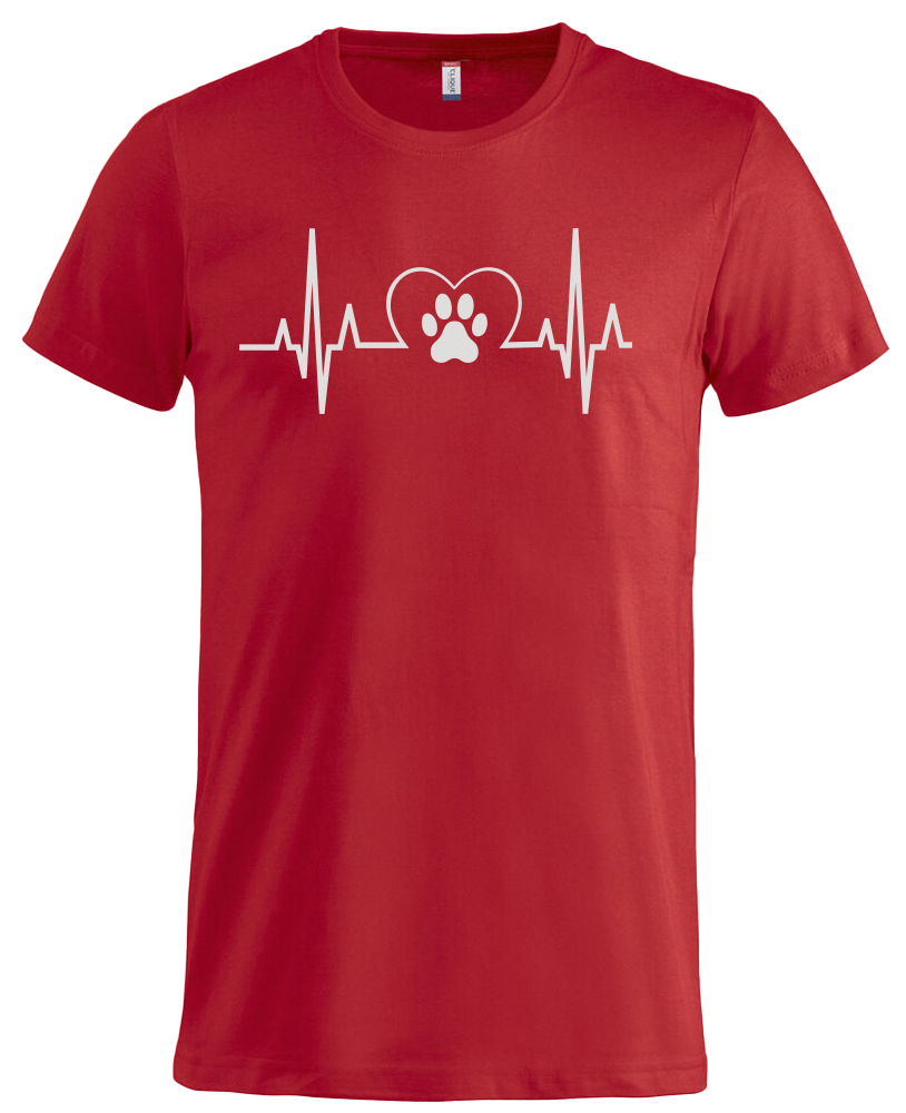 Basic-T mit Aufdruck Hundeliebhaber