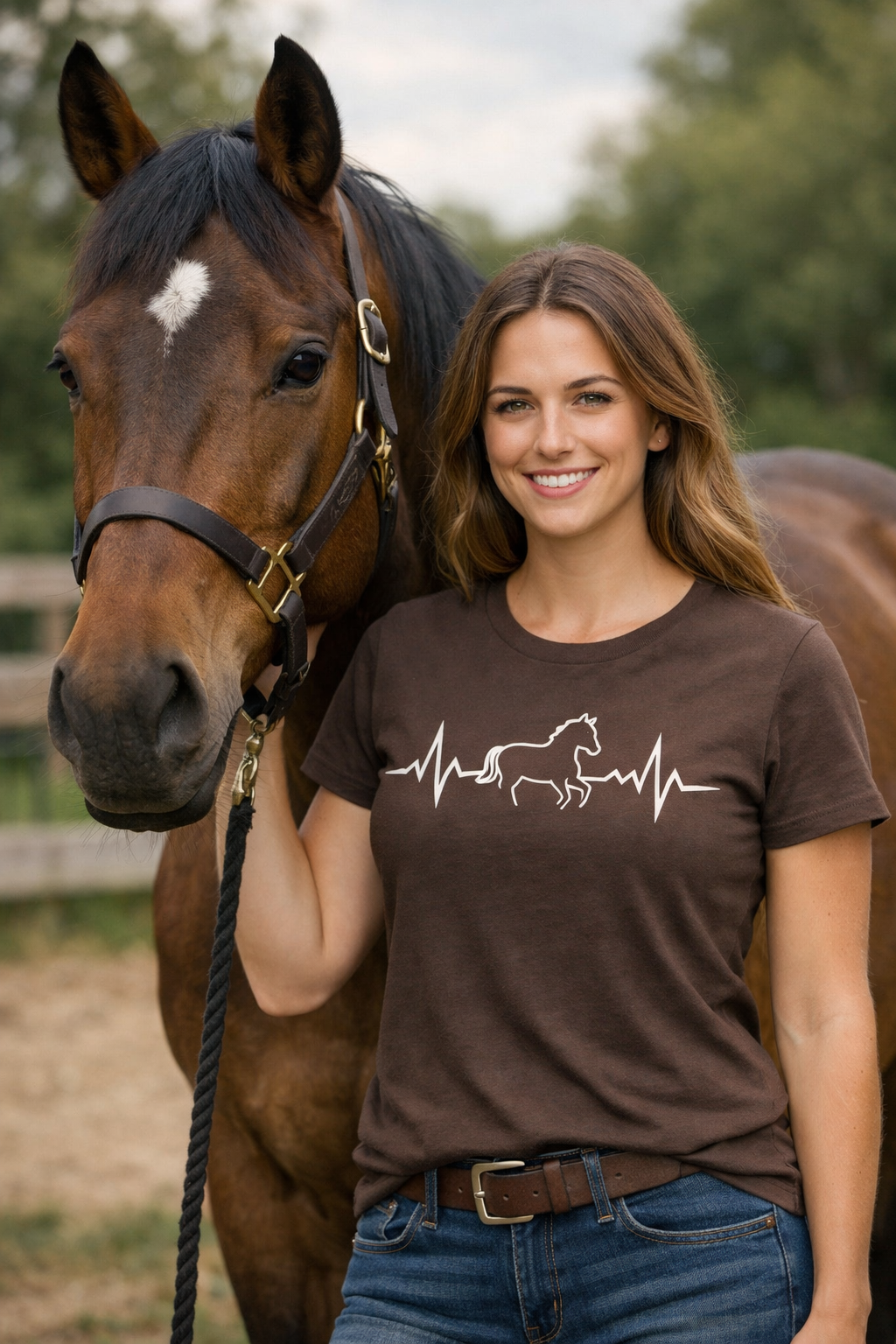 New Classic-T Women 029361 "Ein Herz für Pferde"