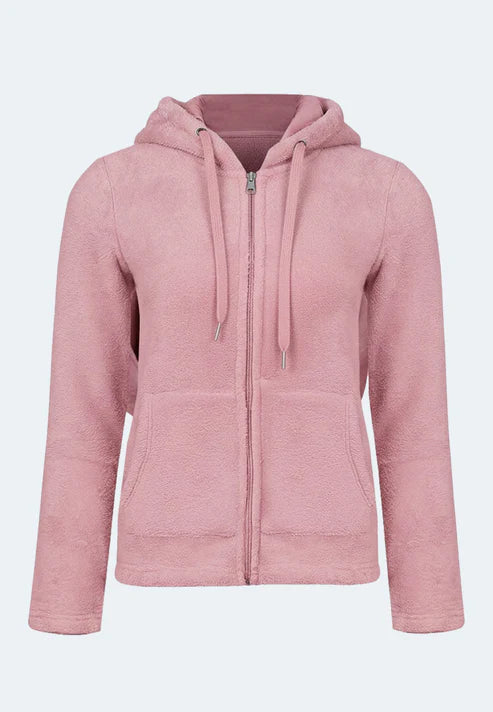 Damen Kuschel-Hoodie aus 100 % recyceltem Polyester Fleece