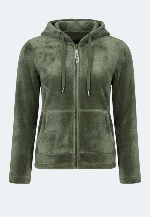 Damen Kuschel-Hoodie aus 100 % recyceltem Polyester Fleece